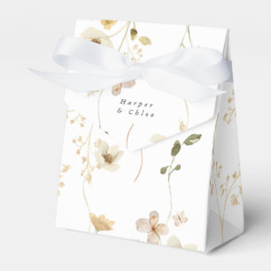 Caixinha De Lembrancinhas Primavera Elegant Boho Wildflower Wedding