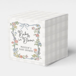 Caixinha De Lembrancinhas Primavera Garden Party Pastel Chá de fraldas Flora
