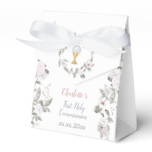 Primeira Comunidade Flores pálidas Favor Box