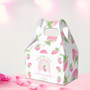 Caixinha De Lembrancinhas Primeiro aniversario Berry First Girl