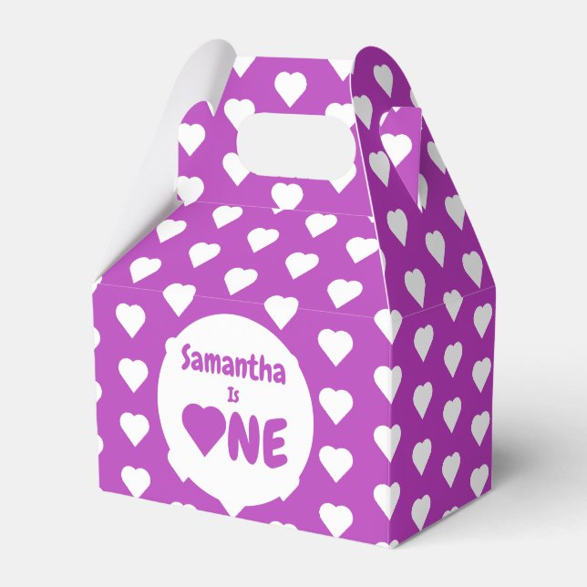 Caixinha De Lembrancinhas Primeiro aniversario cardíaco (Frente)