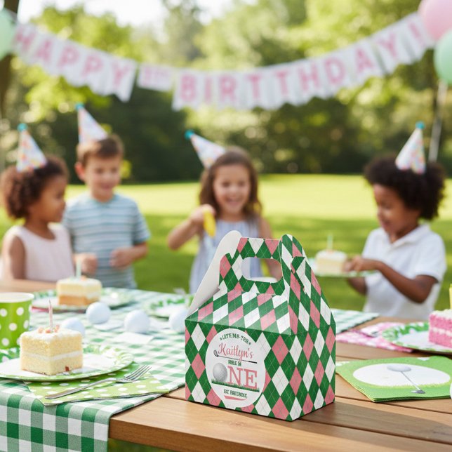 Caixinha De Lembrancinhas Primeiro aniversario de Golf PAR-TEE (Criador carregado)