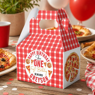 Caixinha De Lembrancinhas Primeiro aniversario de Pizza Bebê com Fatia Moder