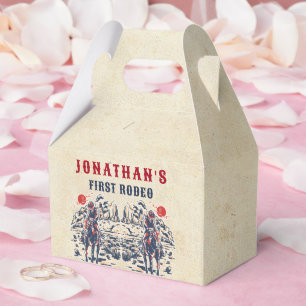 Caixinha De Lembrancinhas Primeiro aniversario de Rodeio do Deserto de Vinta