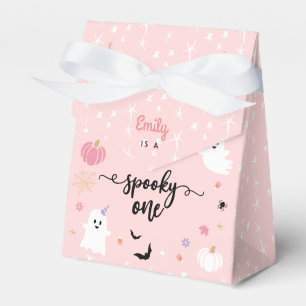 Caixinha De Lembrancinhas Primeiro aniversario Fantasma Rosa-Rosa-Rosa-Feliz