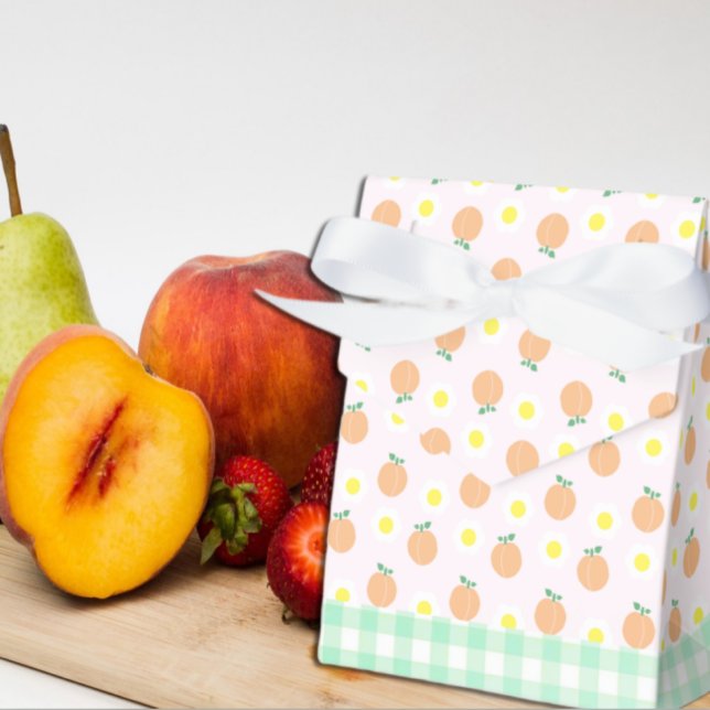 Caixinha De Lembrancinhas Primeiro aniversario Peach doce (Criador carregado)