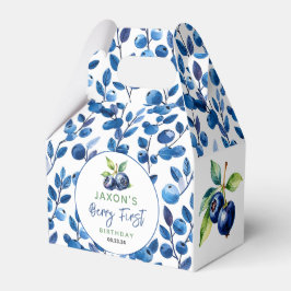 Caixinha De Lembrancinhas Primeiro Partido do primeiro aniversario Berry Blu