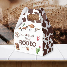 Caixinha De Lembrancinhas Primeiro primeiro aniversario Rodeo Western Boy