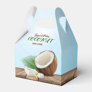 Caixinha De Lembrancinhas Produto Tropical de Coco