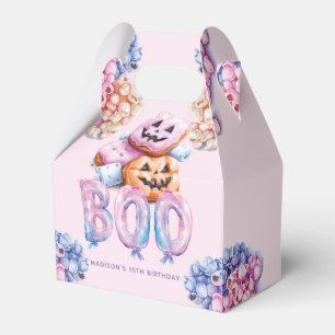 Caixinha De Lembrancinhas Púrpura Rosa Mágica - Vaca Noturna do Halloween