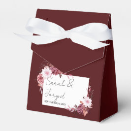 Caixinha De Lembrancinhas Quadro das Flores de Outono