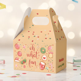 Caixinha De Lembrancinhas Que aniversário divertido de natal