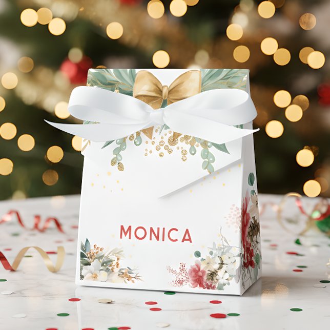 Caixinha De Lembrancinhas Que Natal divertido primeiro aniversário (Criador carregado)