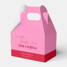 Caixinha De Lembrancinhas Quic Red Birthday Obrigado Boxes