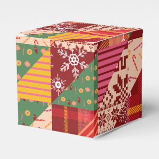 Caixinha De Lembrancinhas Quilt de Natal