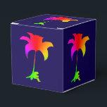 Caixinha De Lembrancinhas Rainbow Floral Dk Blue Wedthday<br><div class="desc">Estilo: as caixas de Favoritos clássicas 2x2x2 são tão exclusivas quanto os seus convidados. Perfeito para casamentos, aniversários, eventos corporativos e muito mais! Impresso em cor de cheio, permitindo que você se coordene perfeitamente com qualquer tema! Dimensões: Impressão a cores de 2 pol c x 2 pol l x 2...</div>