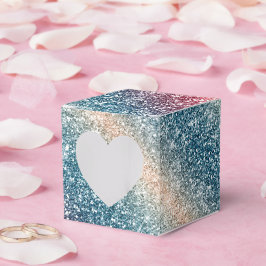 Caixinha De Lembrancinhas Rainbow Glitter 