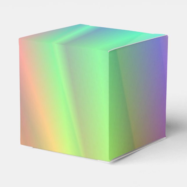 Caixinha De Lembrancinhas Rainbow Rain (Verso)