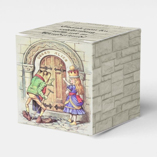 Caixinha De Lembrancinhas Rainha Alice (Frente)