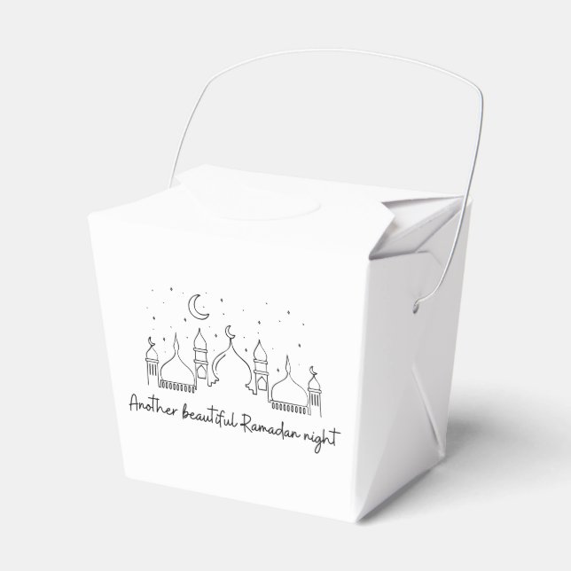 CAIXINHA DE LEMBRANCINHAS RAMADAN RAMADAN KAREEM RAMADAN MUBARAK (Frente)