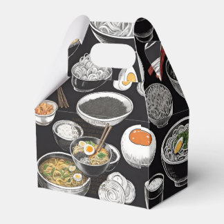 Caixinha De Lembrancinhas Ramen vintage esboço por CallisC Arts ⭐ ⭐ ⭐ ⭐ ⭐