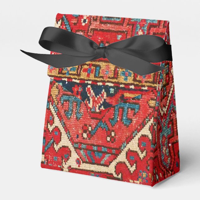 Caixinha De Lembrancinhas Red Turco Persa Oriental Clássico (Frente)
