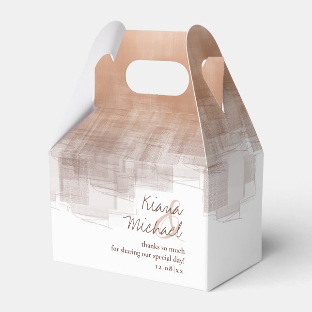 Caixinha De Lembrancinhas Reflexões de Aquarela Obrigado Clay V2 ID774 (Frente)