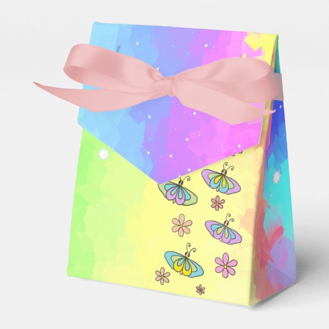 Caixinha De Lembrancinhas Regenbogen Geschenkschachtel (Frente)