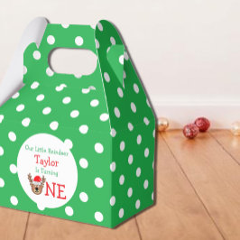 Caixinha De Lembrancinhas Reindeer primeiro aniversario