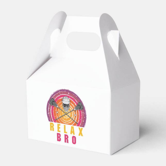 Caixinha De Lembrancinhas Relaxe Irmão Lacrosse (Frente)