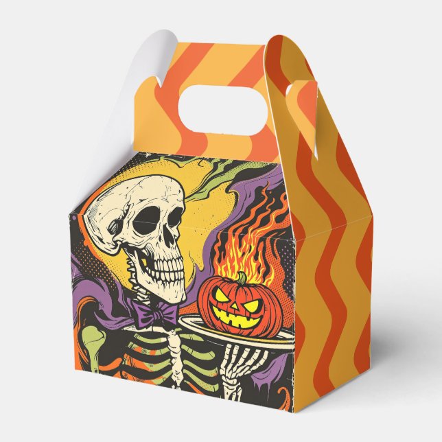 Caixinha De Lembrancinhas Réplica "Servindo Assustos" da Circa de 1950 (Frente)