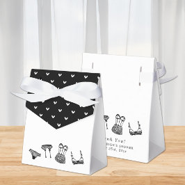 Caixinha De Lembrancinhas Retenção Moderna de Script Brush Lingerie Noivado