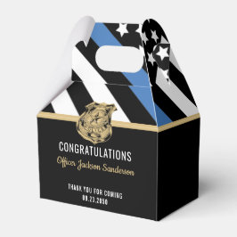 Caixinha De Lembrancinhas Retirada de Parabéns de Sinalizador de Linha Azul