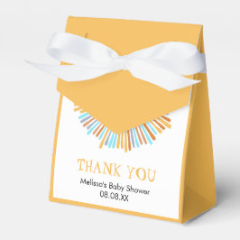 Caixinha De Lembrancinhas Retro Boho Sun Aqui Vem O Sol