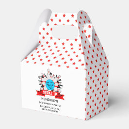 Caixinha De Lembrancinhas Retro Bowling Kids 1st Birthday Party