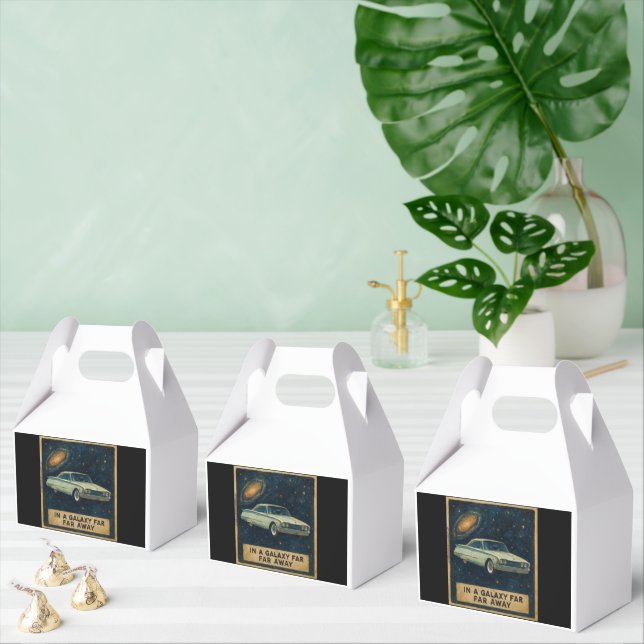 Caixinha De Lembrancinhas Retro Cruiser in Deep Space  (Múltiplo)