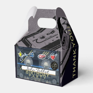 Caixinha De Lembrancinhas Retro T3 Audiotape 50º Aniversário Obrigado GFB