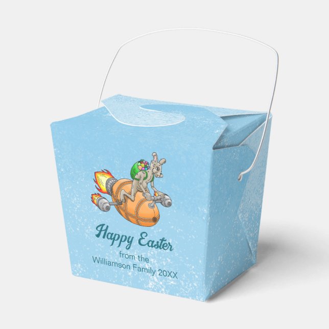 Caixinha De Lembrancinhas Rocket Bunny (Frente)