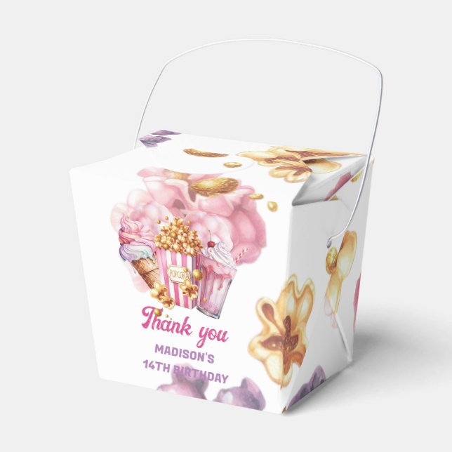 Caixinha De Lembrancinhas Rollercoaster Popcorn, Diversão Personalizada e Co (Frente)