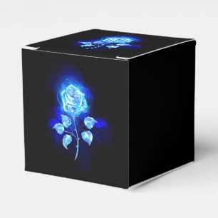 Caixinha De Lembrancinhas Rosa azul queimado