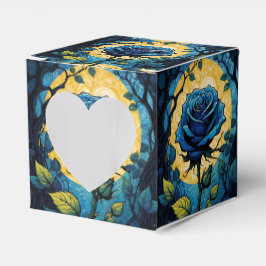 Caixinha De Lembrancinhas Rosa Azul Vinha 3 Coração