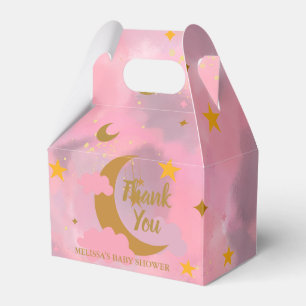 Caixinha De Lembrancinhas Rosa brilhando pequeno estrelado, rosa personaliza