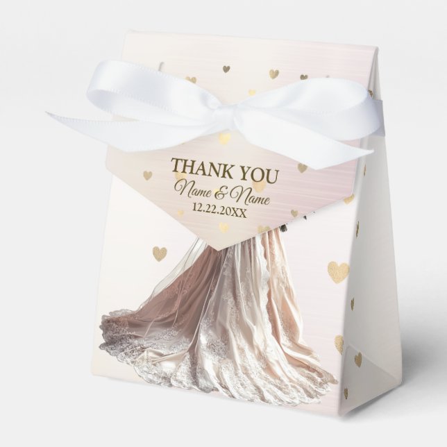 Caixinha De Lembrancinhas Rosa Casamento no inverno Noiva Ouro Shiny Heart P (Frente)