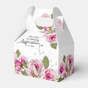 Caixinha De Lembrancinhas Rosa e Chá de panela Lily Pink