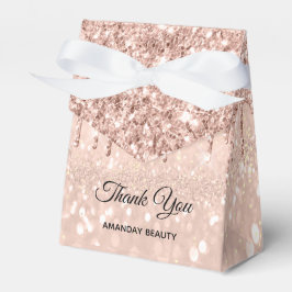 Caixinha De Lembrancinhas Rosa Glitter Doce 16º Compro de Beleza Marinha