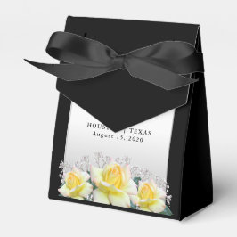 Caixinha De Lembrancinhas Rosas Elegantes Chic Casamento Prata