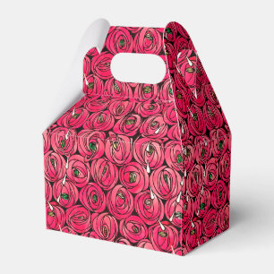 Caixinha De Lembrancinhas Rosas Vintage Art Nouveau