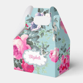 Caixinha De Lembrancinhas Rosas Vintage - Presente de Nome Personalizado, Ca