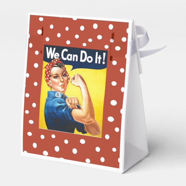Caixinha De Lembrancinhas Rosie the Riveter (Verso)