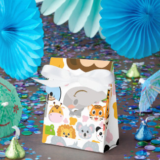 Caixinha De Lembrancinhas Rosto De Animais Cujos